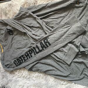 Caterpillar Gray Long Sleeve Logo Shirt